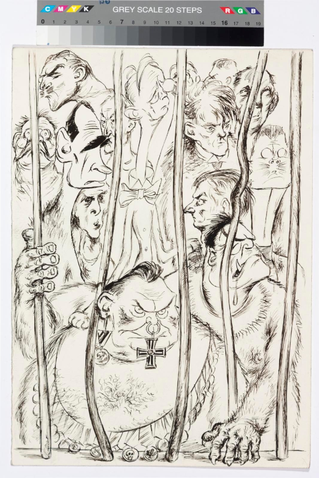 Comic-Seite mit der überschrift "Grimm Fairy Tales 1-A von Dark Horse" zeigt eine Gruppe von Menschen hinter Gittern unter einem tiefblauen Nachthimmel mit funkelnden Sternen.