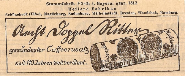 Alte deutsche Banknote mit einer zentralen Münzillustration auf gedrucktem Papier.